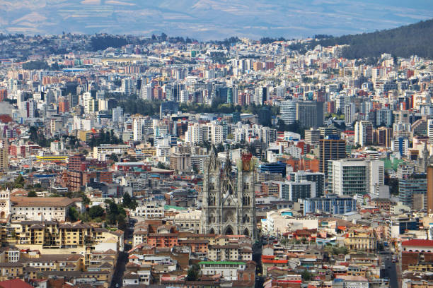 istock Aerial View of Quito Old Town 1990408172