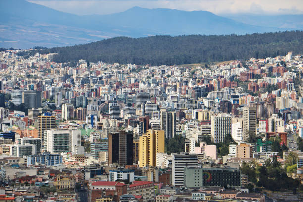 istock Panorama View of Quito Cityscape 1990410897