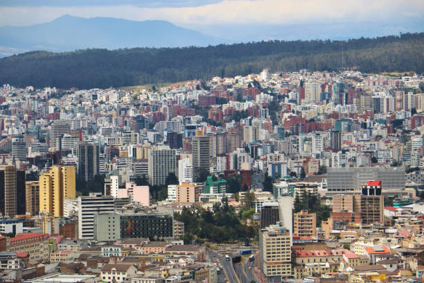 istock Panorama View of Quito Cityscape 1990411016