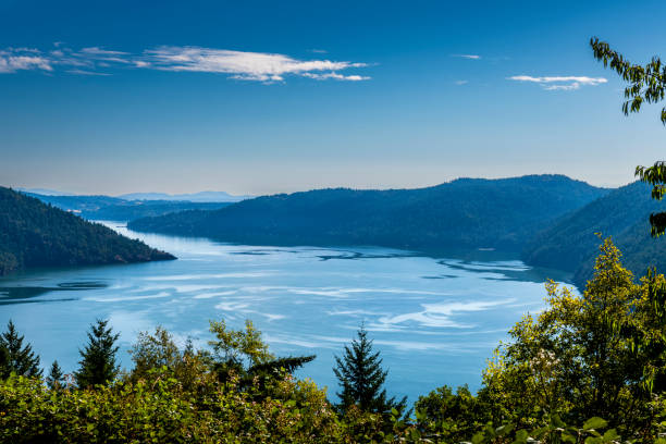 pacific ocean near Parksville on Vancouver Island in Canada pacific ocean in Canada british columbia stock pictures, royalty-free photos & images