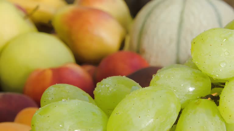 Closeup of ripe juicy grape