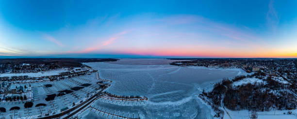 istock Midland bay in winter, Ontario, Canada 1990435883