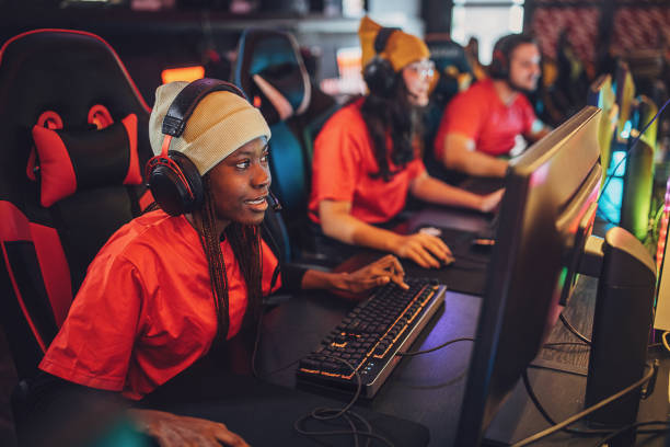 istock Gamers team on esports competition 1990522946