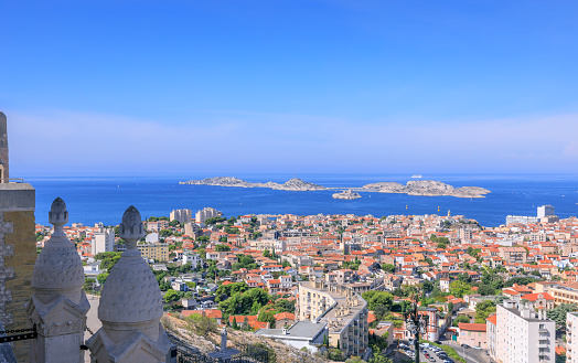 View of Vieux Port and Frioul Archipelago.