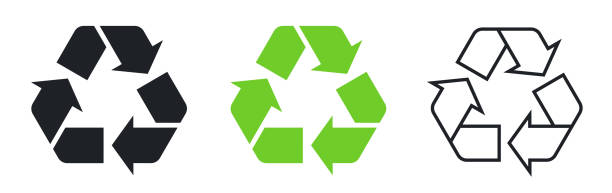 istock Recycle symbol. Reusing signs set. Recycling icons isolated. Stock vector illustration 1990557050