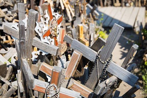 Hill of Crosses, a shrine and tourist attraction in Lithuania and a place of pilgrimage