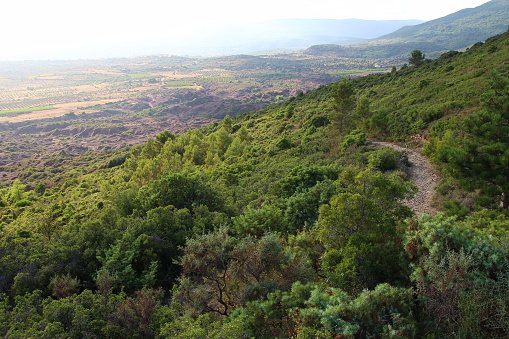 The Canyon du Diable is a natural curiosity dug by the erosion of the Agaras stream in the red ruffes at the bottom of the Rocher des Vierges. The landscape evokes the American West, and that is why this area is called the 