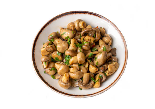 Saute delicious mushrooms (Turkish name; Mantar sote)