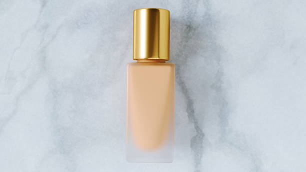 istock pink nail polish bottle isolated on white maeble background, 1990657525