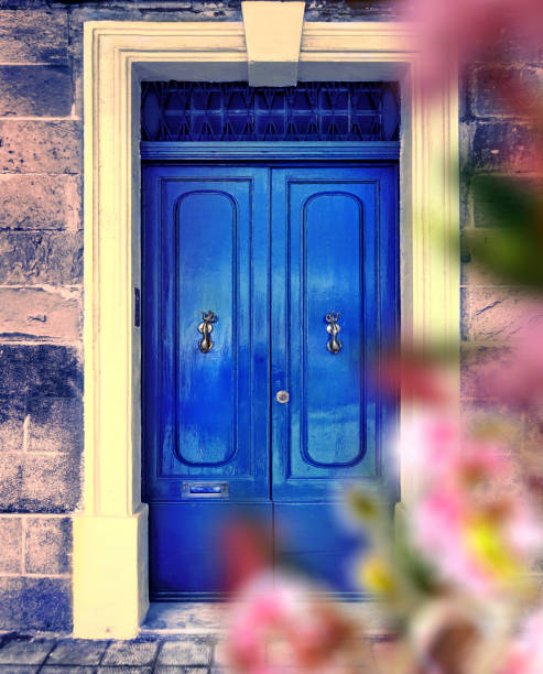 Architectural detail from old stone house in Malta