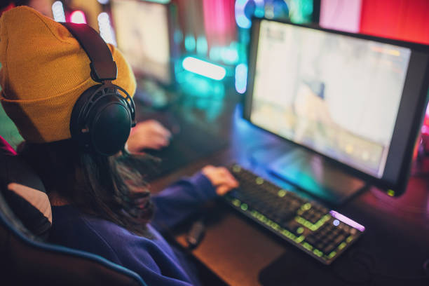 istock Professional esports gamer 1990737257