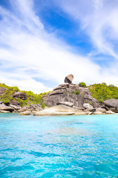 Beautiful landscape of the Similan Islands, Thailand stock photo
