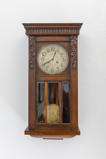 Grandfather clock in wooden case ,Vietnam