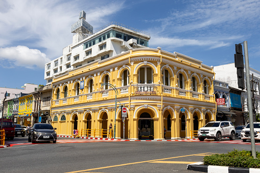 Phuket,Thailand-January 26,2024: Peranakannitat Museum Phuket Town (Baba Museum)