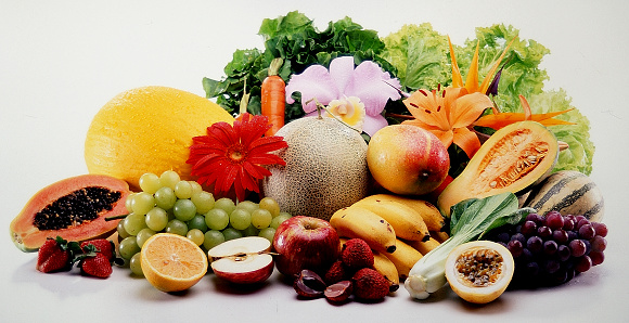 Various tropical fruits