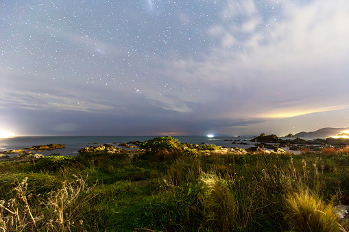 Starry Majesty over Princess Bay, Capturing the Beauty of a Celestial Canvas
