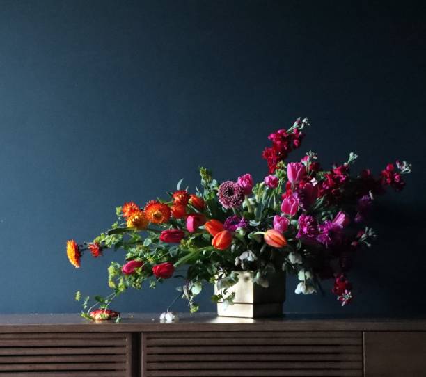 istock Happy Valentine's Day Multi-Colour Flowers 1991012430