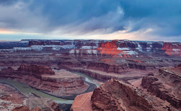 istock Stormy sunrise on a canyon mesa 1991100684