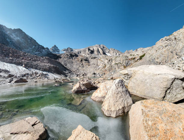 istock Glacial lake on a blue bird day 1991101729