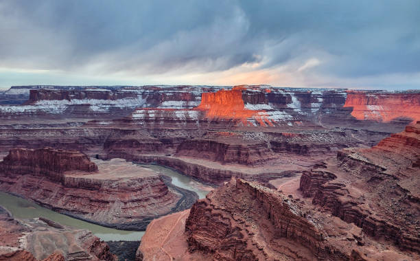 istock Stormy sunrise over the canyon 1991101741