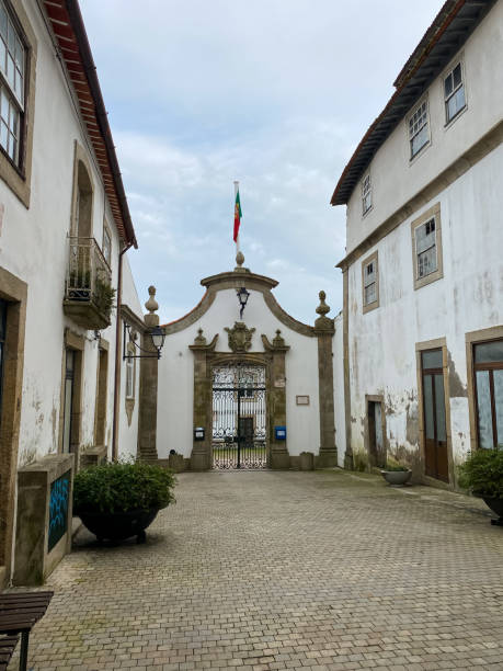 istock Portuguese state heritage with flag raised 1991135520