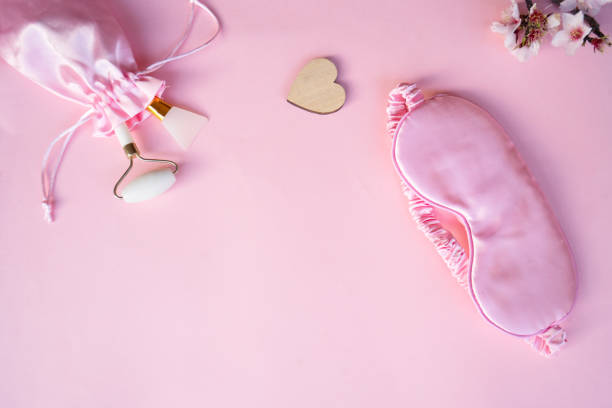 istock spring flowers with sleeping mask, sleep-wake disorders 1991176908