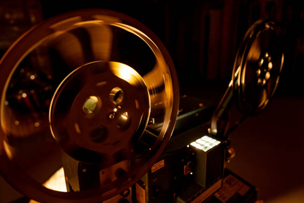 istock Old film cinema projector Reel 1991212206