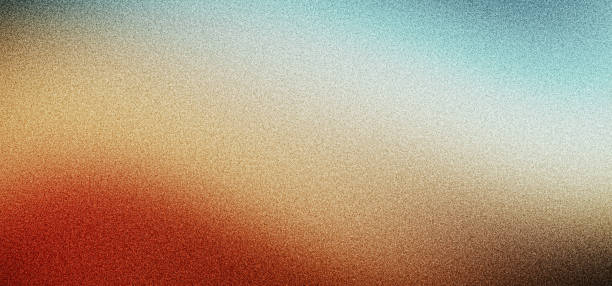 istock Gray orange grainy gradient background yellow beige teal noise texture retro banner poster header design 1991247234
