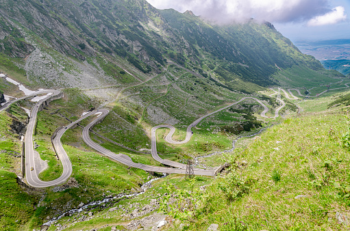 Crossing Carpathian mountains in Romania, Transfagarasan is one of the most spectacular mountain roads in the world
