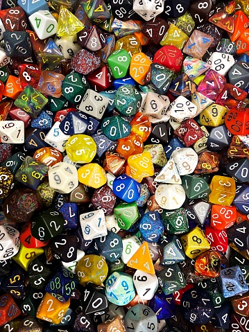 Multi Sided Dice for Role Playing Games