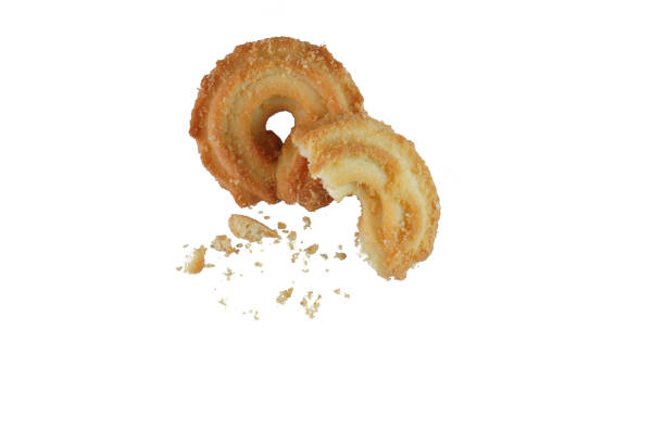 istock Butter cookies isolated on white background 1991564044