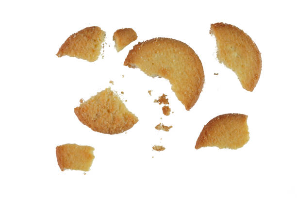 istock Butter cookies isolated on white background 1991564555