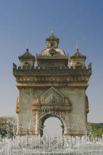 Patuxay Monument in Vientiane Laos
