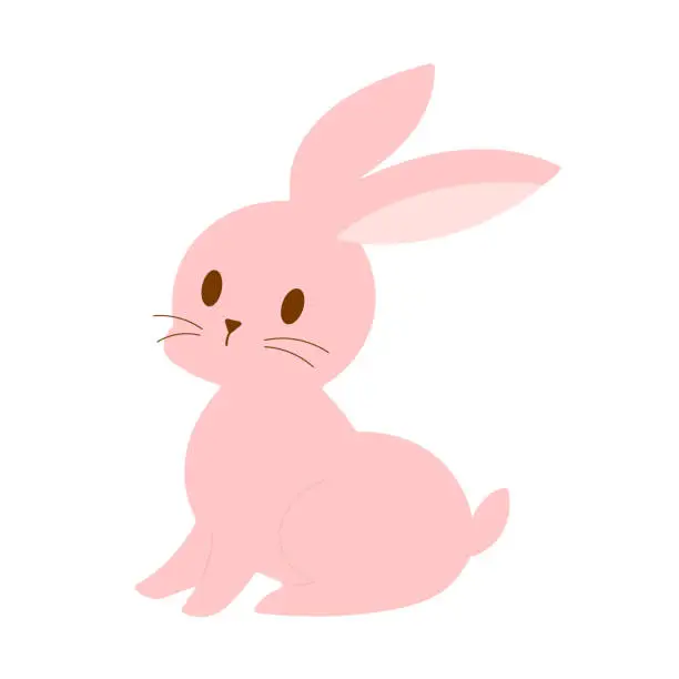 Vector illustration of Cute Rabbit.