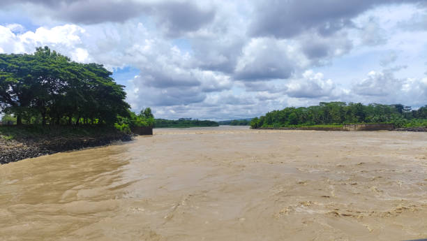 istock view of serayu river with big current, serayu river landscape at day 1991709868