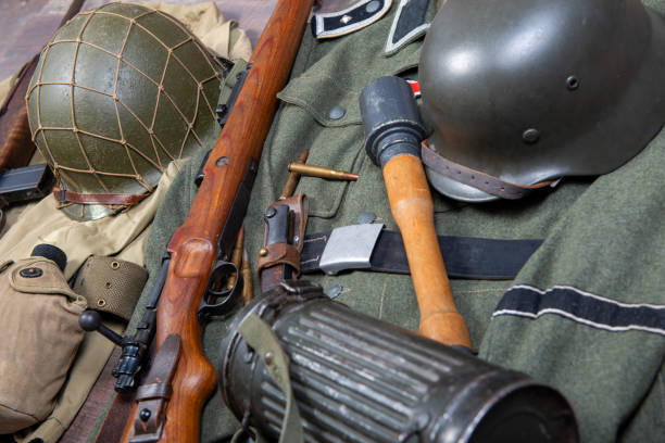 istock American and German soldier equipment during WWII 1991794296