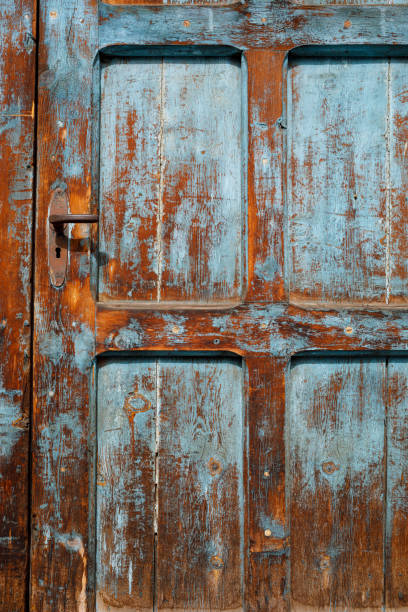Old Wood texture  Knotted wood Blue and Brown backgrounds