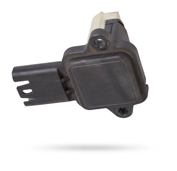 istock Mass air flow sensor isolated on white background. Auto service industry. Spare parts catalog Auto service industry. Spare parts catalog. 1991854136