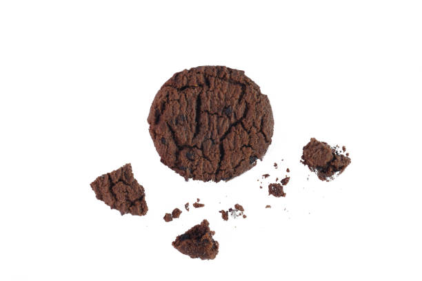 istock Chocolate chip cookies isolated on white background 1991854152
