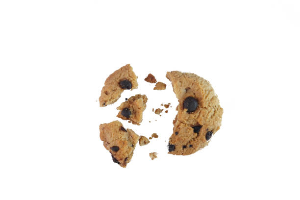 istock Chocolate chip cookies isolated on white background 1991861935