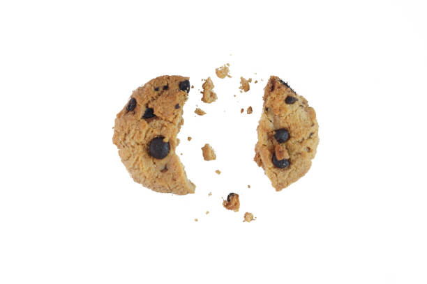 istock Chocolate chip cookies isolated on white background 1991864533