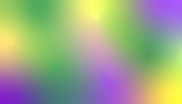 Mardi Gras Abstract Banner in Purple, Green, And Yellow Colors. Vibrant Mesh Gradient Texture Bright Mardi Gras Abstract Banner in Purple, Green, And Yellow Colors. Vibrant Mesh Gradient. Wide-Format Wallpaper mardi gras flyer stock illustrations