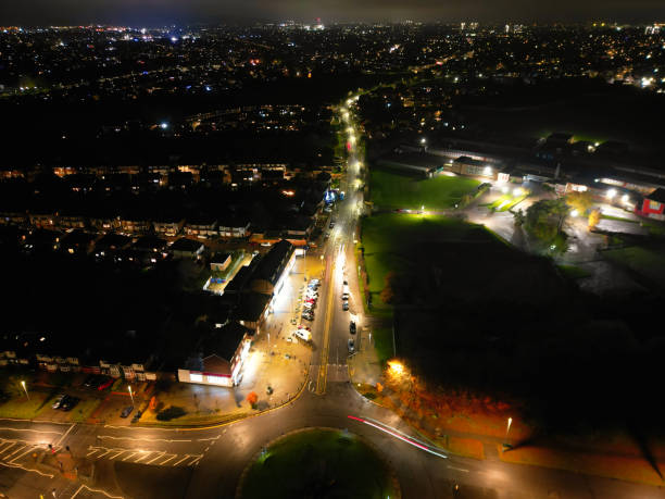 istock Illuminated British City of England During Night 1992018632