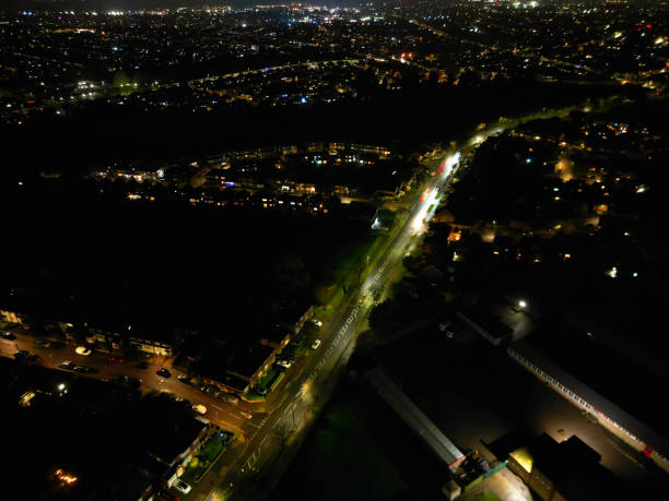 istock Illuminated British City of England During Night 1992018646