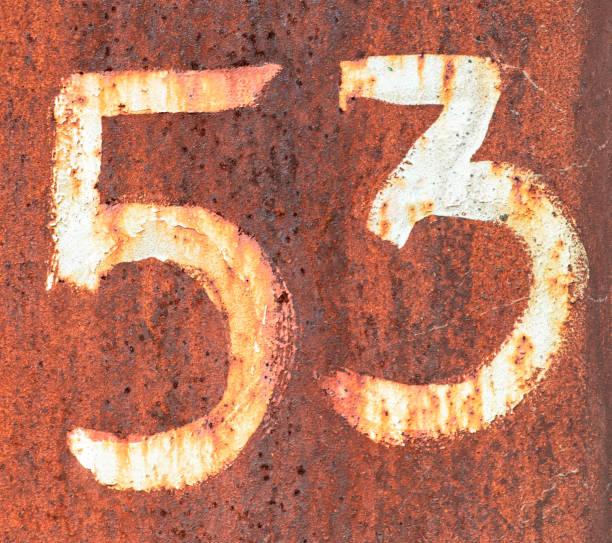 istock The number 53 on a rusty metal fence 1992032890