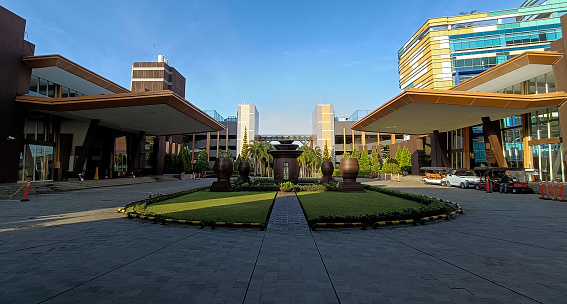 Sentul, Indonesia-February 2, 2024: Landscape aston sentul hotel west java indonesia