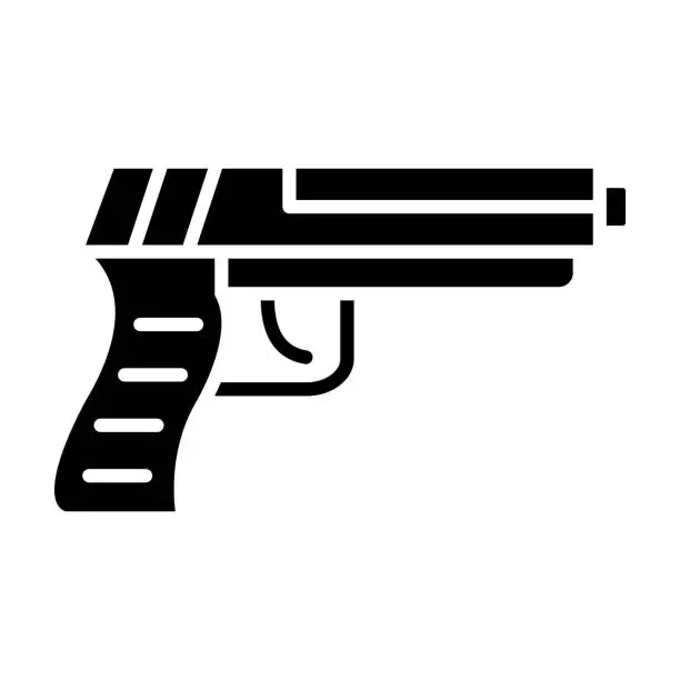 Vector illustration of Gun Icon