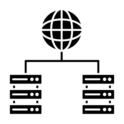 Web Hosting icon vector image. Can be used for Web Hosting.