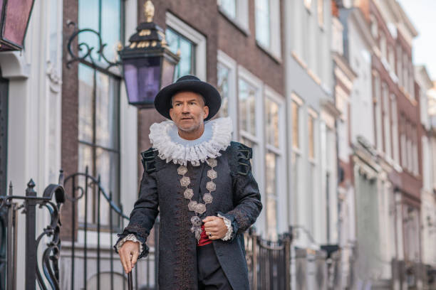 istock Portrait of a tour guide Mayor Hoogenhouck in Delft 1992308493