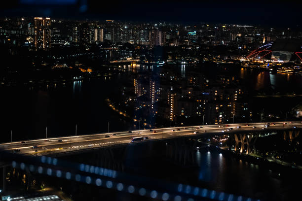 istock Singapore at night from up high 1992335080